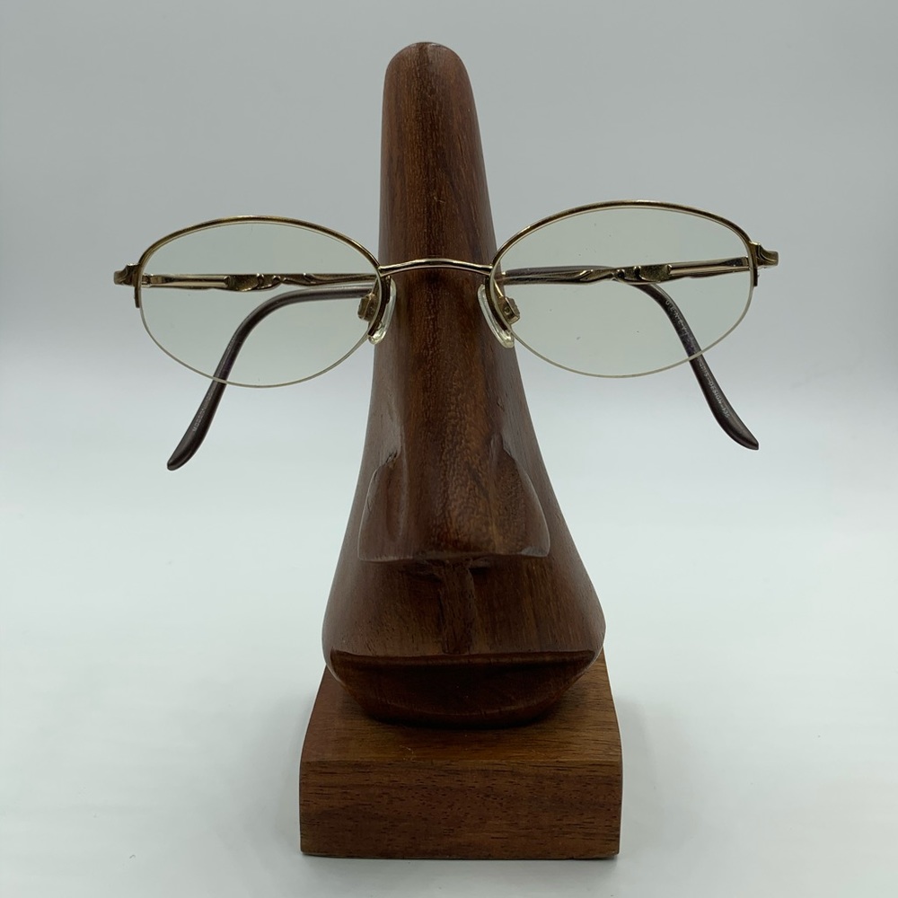 Vintage Genevieve Gold Oval Half Rim Sunglasses